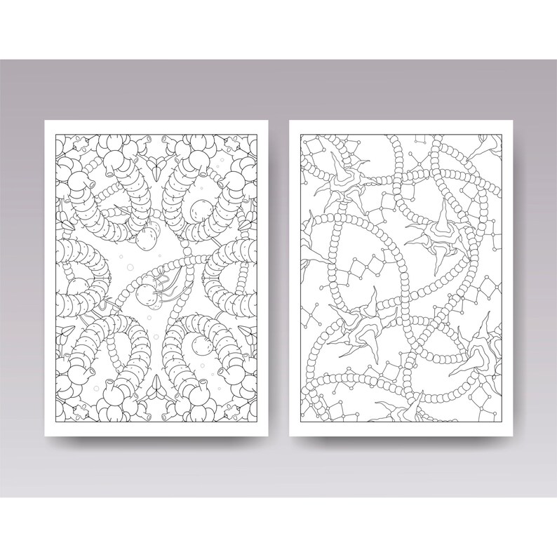 Download Funny Virus Adult Coloring Book PDF Stay at Home Quarantine | Etsy