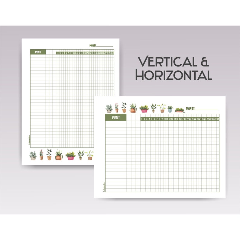 House Plant Care Planner Editable PDF Plant Watering