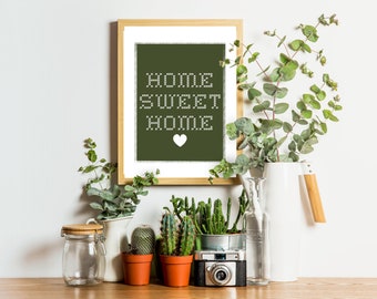 Home Sweet Home Zeichen |druckbare Kunst|druckbare Wandkunst|11 x 14 Wandkunst|Boho Wandkunst|Kindergarten Kunst|Kindergarten druckbare|druckbare Zeichen|
