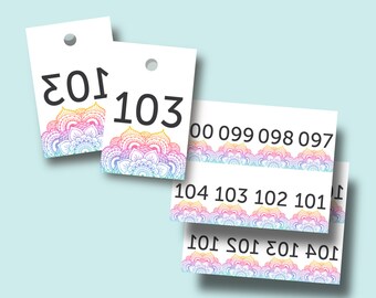 1-200 Live Sales Numbers, Regular & Reversed