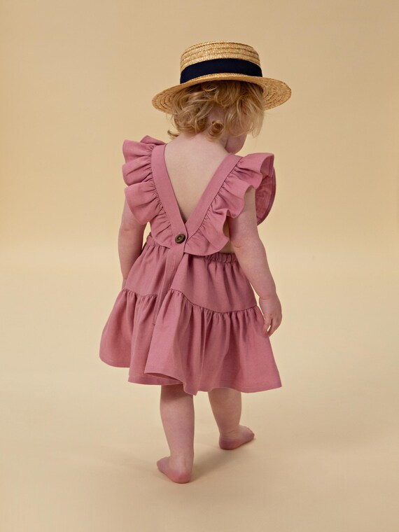The Penelope Summer Dress - Dusty Pink