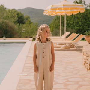 Unisex Linen Overalls