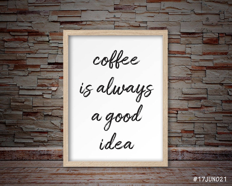 Cafe Decor Coffee Print Wall Art Is Always A Good Idea E - Cafe Wall Decoration Cafe Decor Coffee Print Wall Art Is Always A Good Idea E - Cafe Wall Decoration
