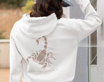 Hooded Sweatshirt Scorpio Zodiac Women