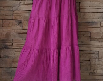 Cotton skirt ,purple Indian light weight cotton skirt