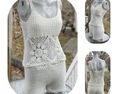 Crochet Tank and Shorts Set