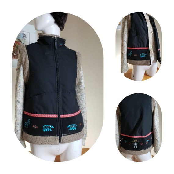 Embroidered Inuk waistcoat