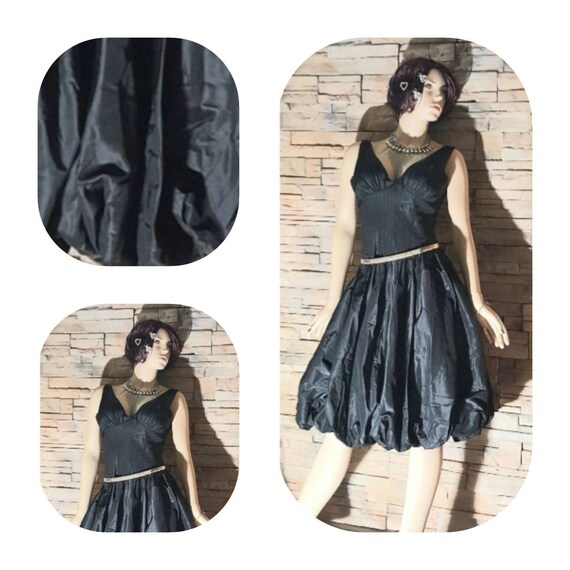 Black Silk Dress