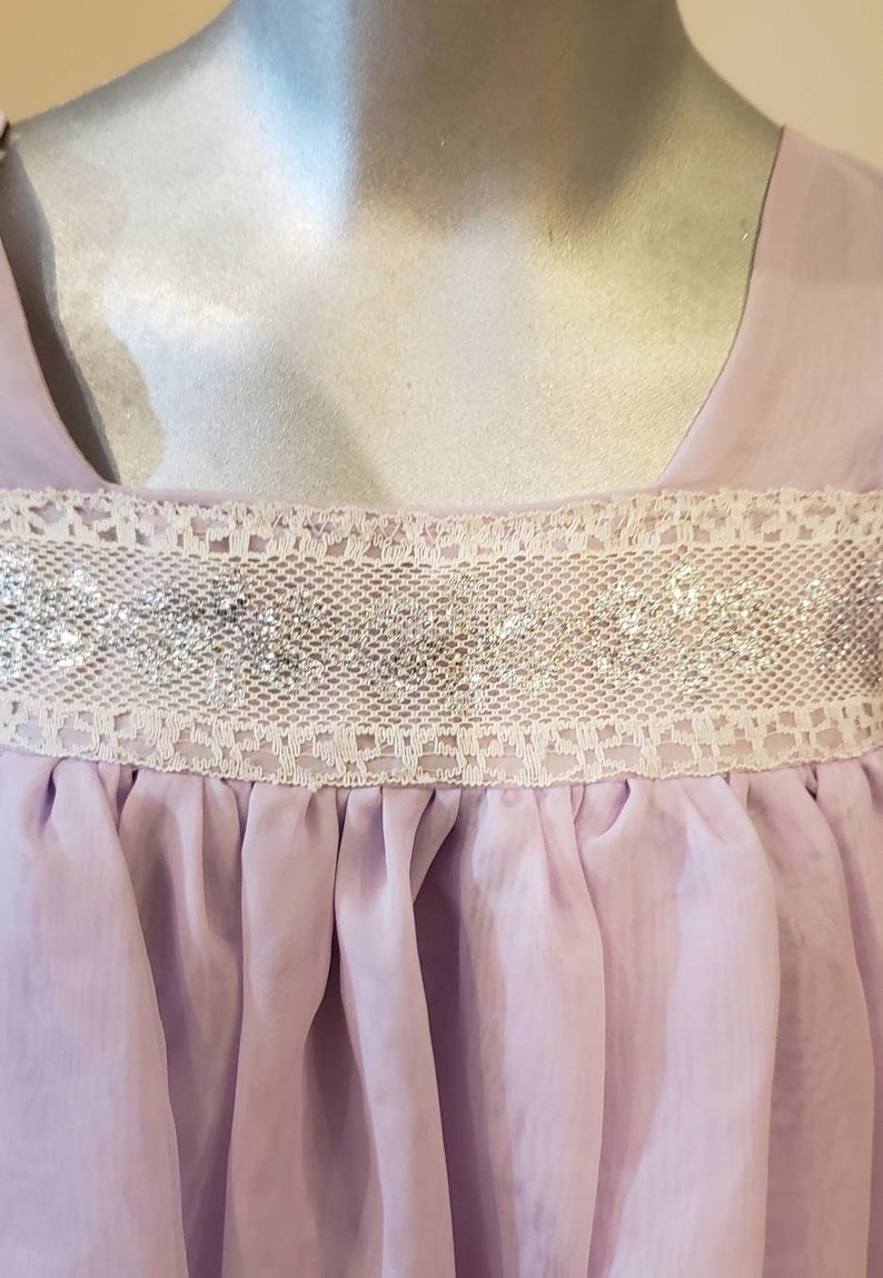 Mauve Baby Doll Nightie Size XS