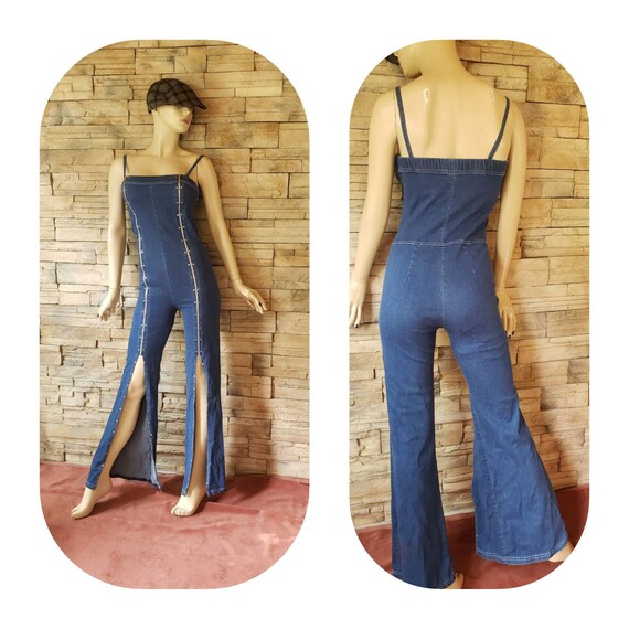 Denim overalls