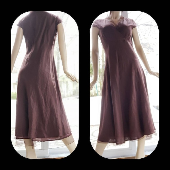 Brown Linen dress