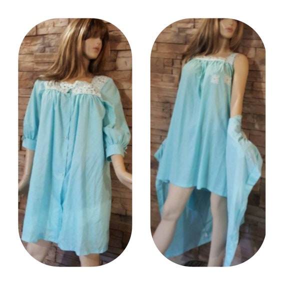 2 Piece Short Nightgown Set