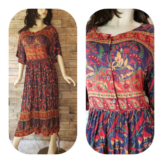 Large Size Bohemian Dress