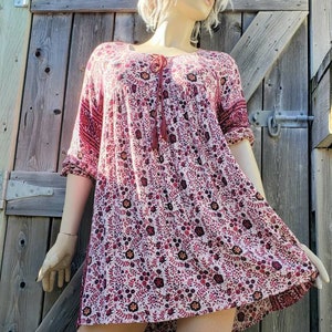 Bohemian Hippie Blouse Fashion
