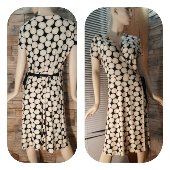 Wrap Polka Dots Dress Size XL