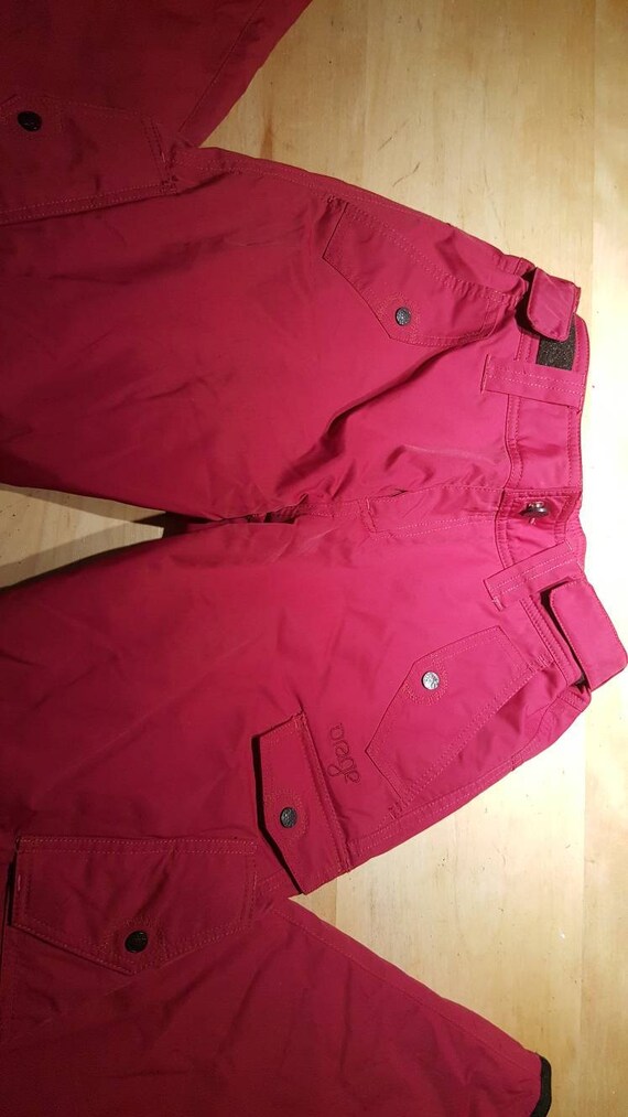 Hot pink Ski Pants/90s Snow Pants /Size XXS