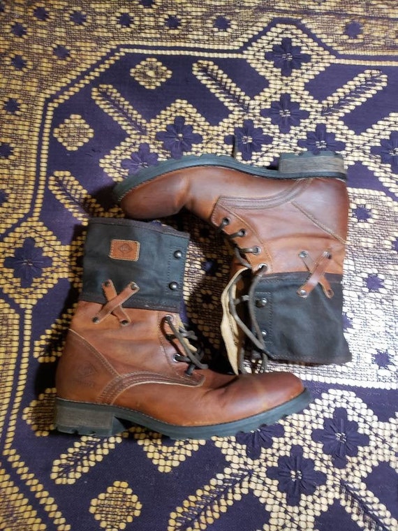 Brown Leather Ankle Boots