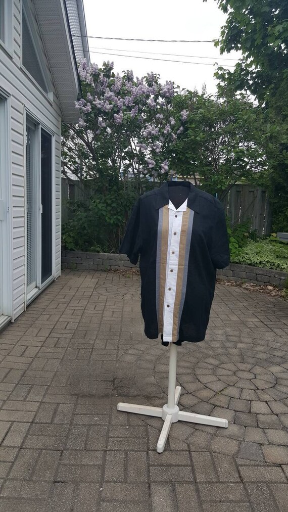 Rockabilly linen shirt/Size XL