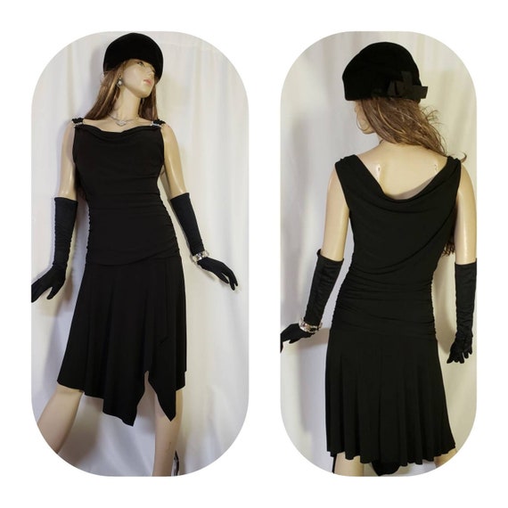 Black evening dress
