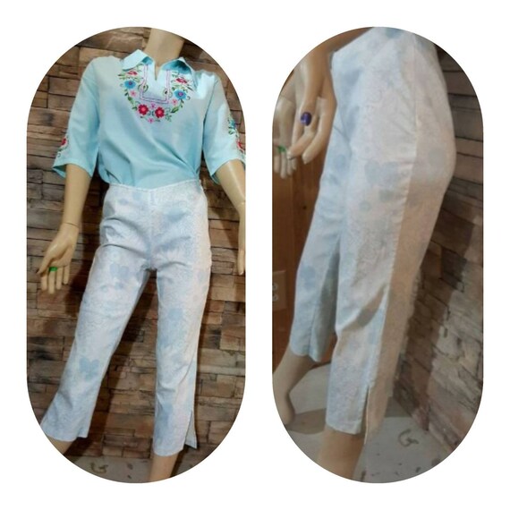 High Waist Cigarette Pants