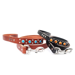 Hundeleine mit Nieten: Handset Gems (Durango Kid Pattern)