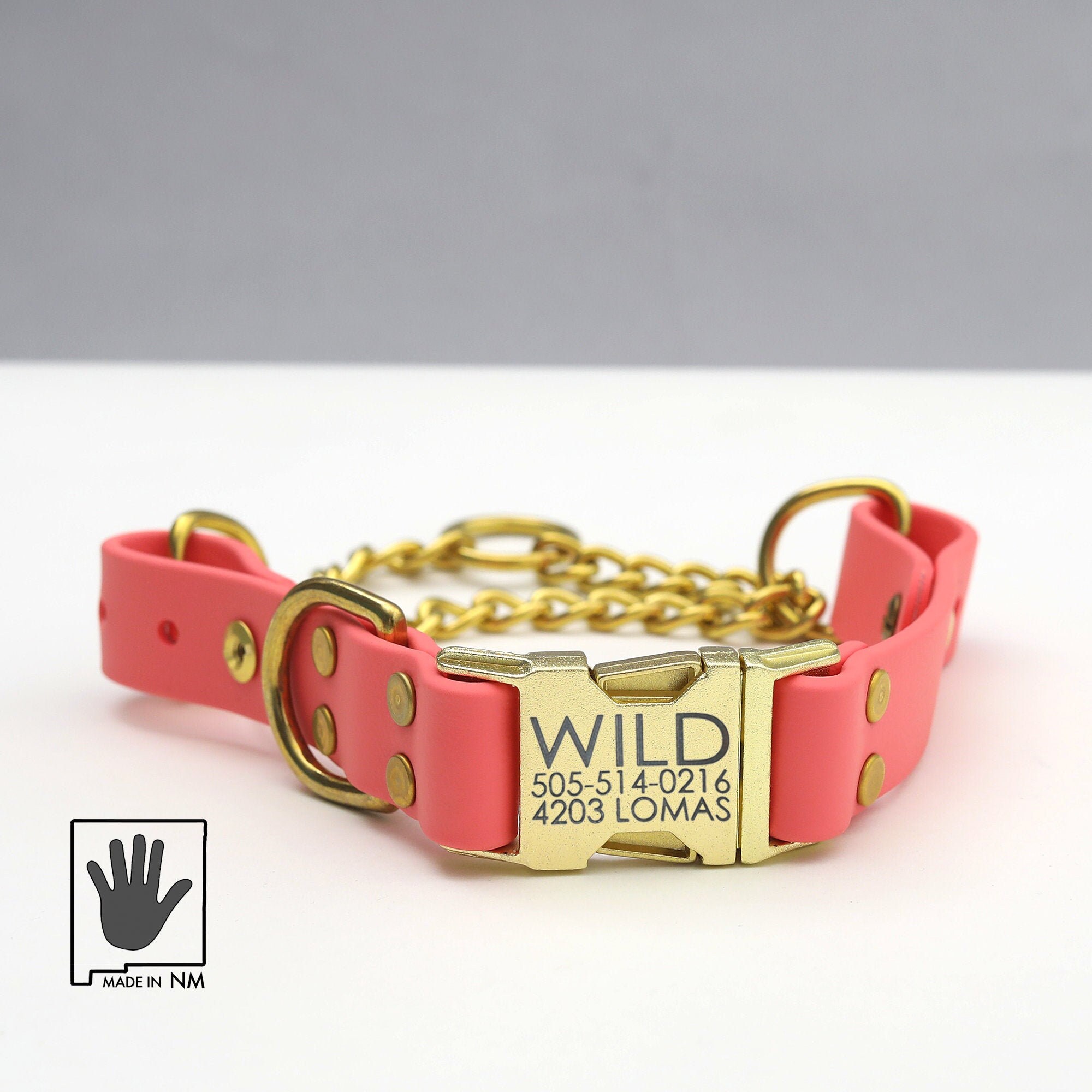 quick release martingale dog collar