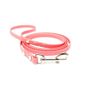 Waterproof Leash 3/8&quot;w - 21 Biothane Colors | Short Traffic Lead | Long Training Leash |  | Stink Proof Leash | Handmade USA dog leash