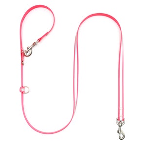 Hands Free Matte Reflective Convertible Dog Leash: Waterproof Crossbody/Belt Leash
