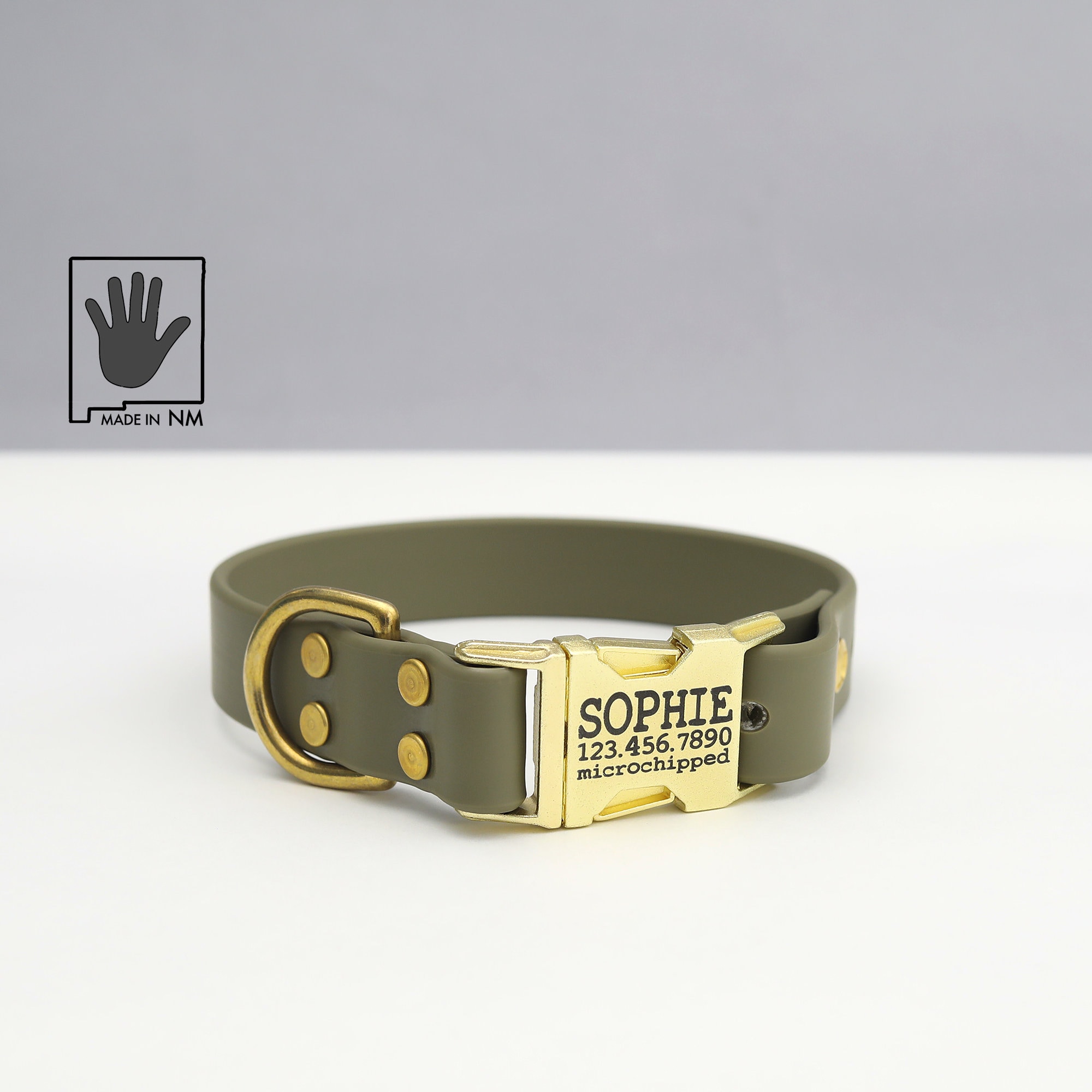 quick release waterproof dog collar