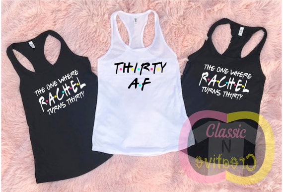 Friends Inspired Birthday Shirt the One 