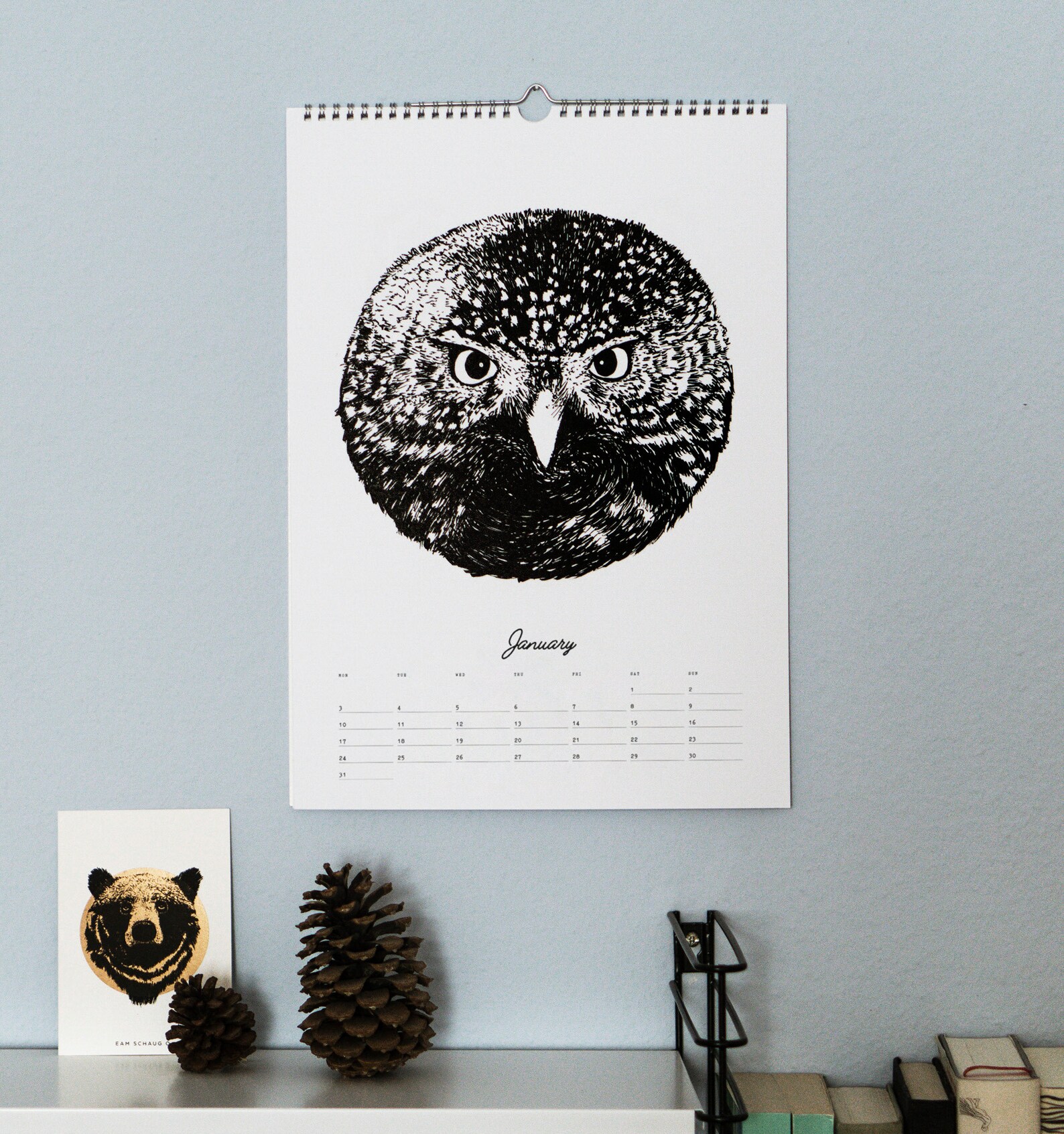 Wall Calendar & Birthday Calendar for 2023 - Etsy