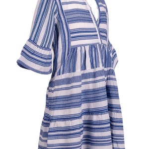 Robe bohème Sumner pour enfants, tissu jacquard en coton, robe de style grec pour enfants