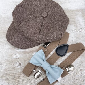 Navy Newsboy Hat Boy (6 - 12 yrs) - Armoniia