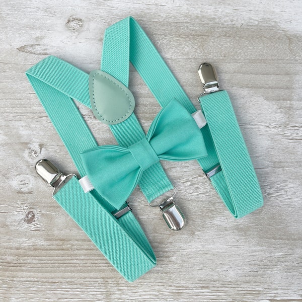 Mint Suspenders Etsy