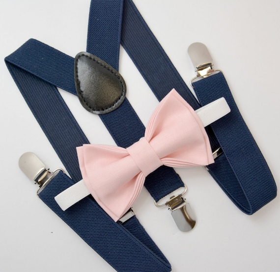 Kids to Adults Sizing Matching Spa Blue Adjustable Suspender and Bow Tie Sets