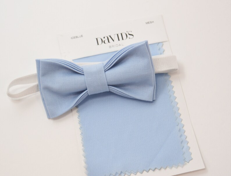 Bow Tie & Suspenders SET / ICE Blue Bow Tie / Tan Khaki Etsy