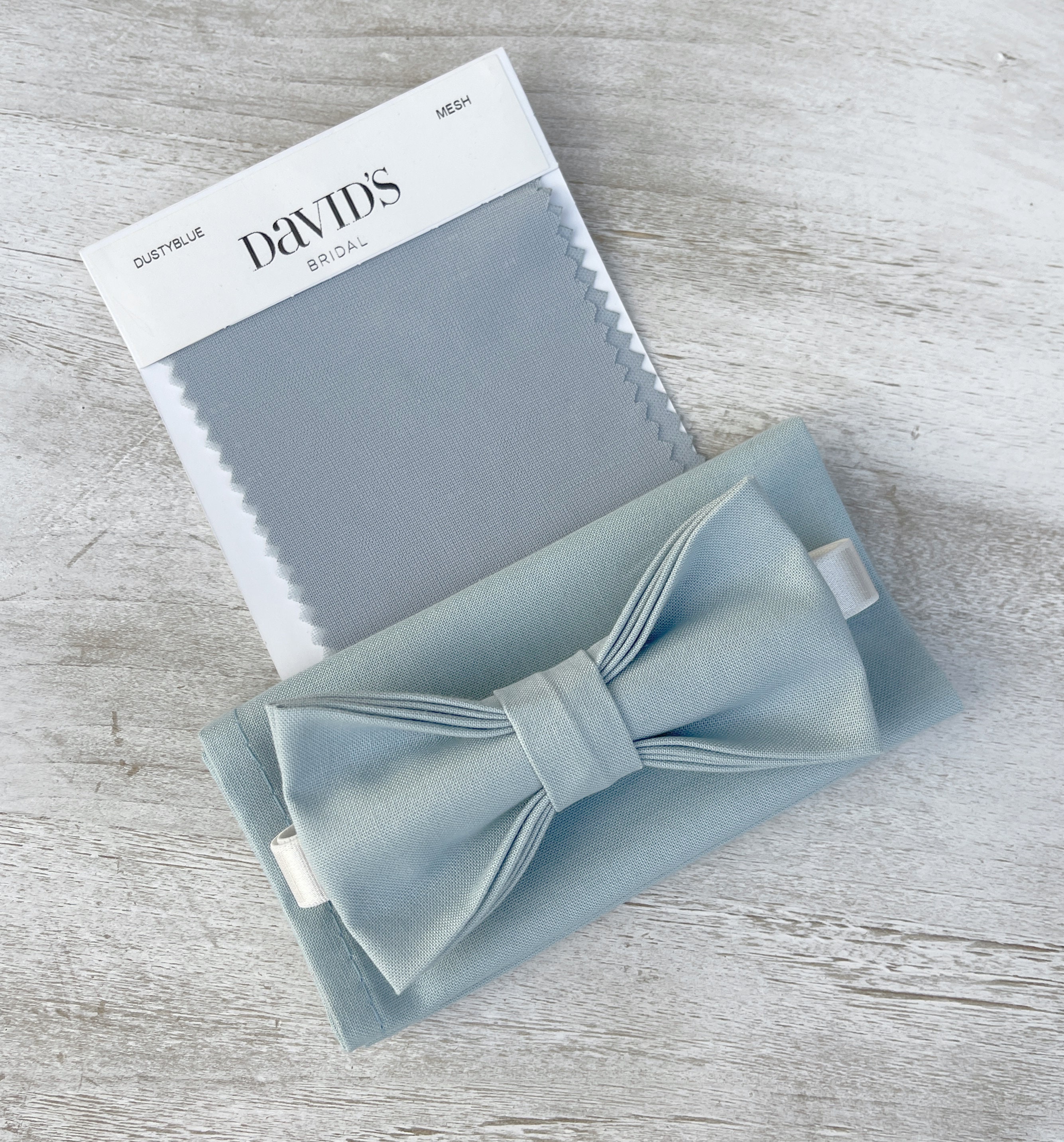 Dusty Blue Satin Bow Ties for Men Wedding Bow Ties for -  Norway