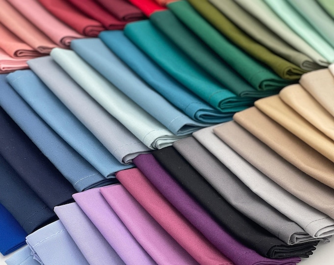 Cotton Pocket Square, Wedding Handkerchief, Groomsman Pocket Square, Solid Color Pocket Square, Mens Hanky, Groom Outfit
