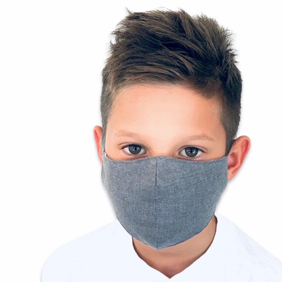 6 Pack Cotton Kids Face Masks With Pocket - Ages 4-7 - Mario, Minecraft, Spider-Man Themes