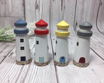 Wooden Lighthouse Etsy