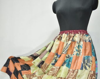 Vintage patchwork skirt