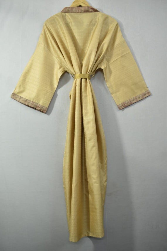 Womens Kimono Robe, Womens Dressing Gown, Vintage… - image 6