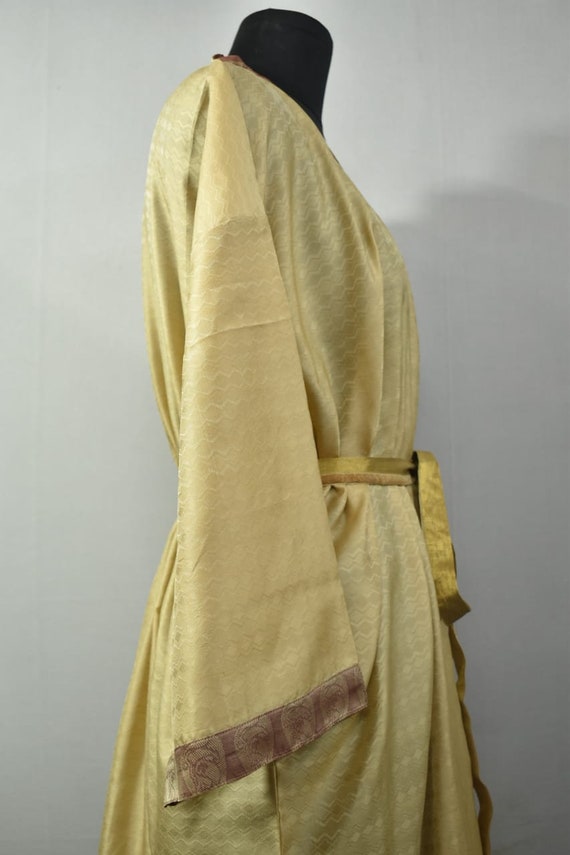 Womens Kimono Robe, Womens Dressing Gown, Vintage… - image 4