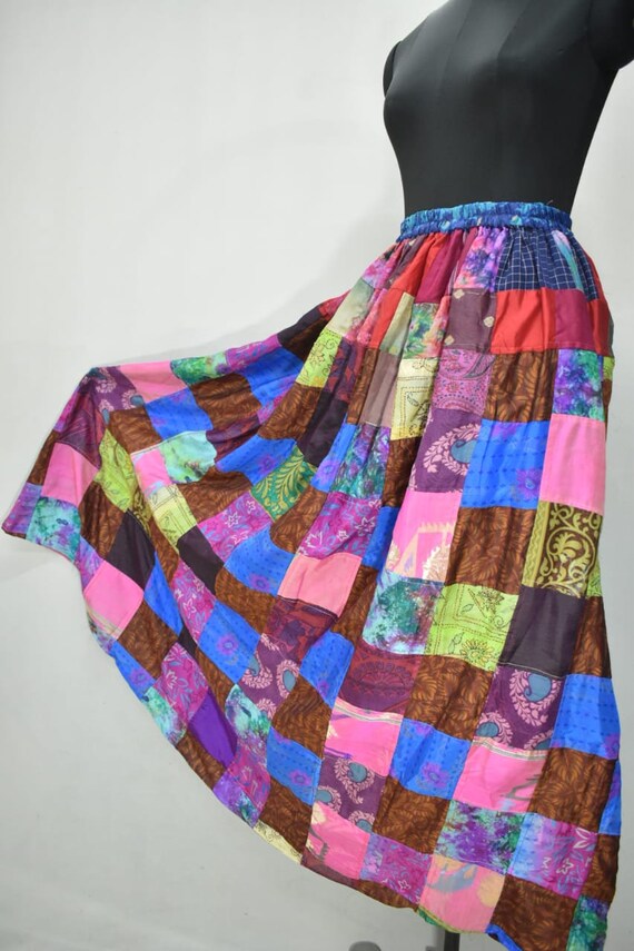 colorful skirt patchwork skirt sewing pattern 100… - image 7