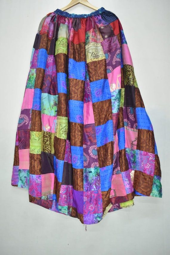 colorful skirt patchwork skirt sewing pattern 100… - image 2
