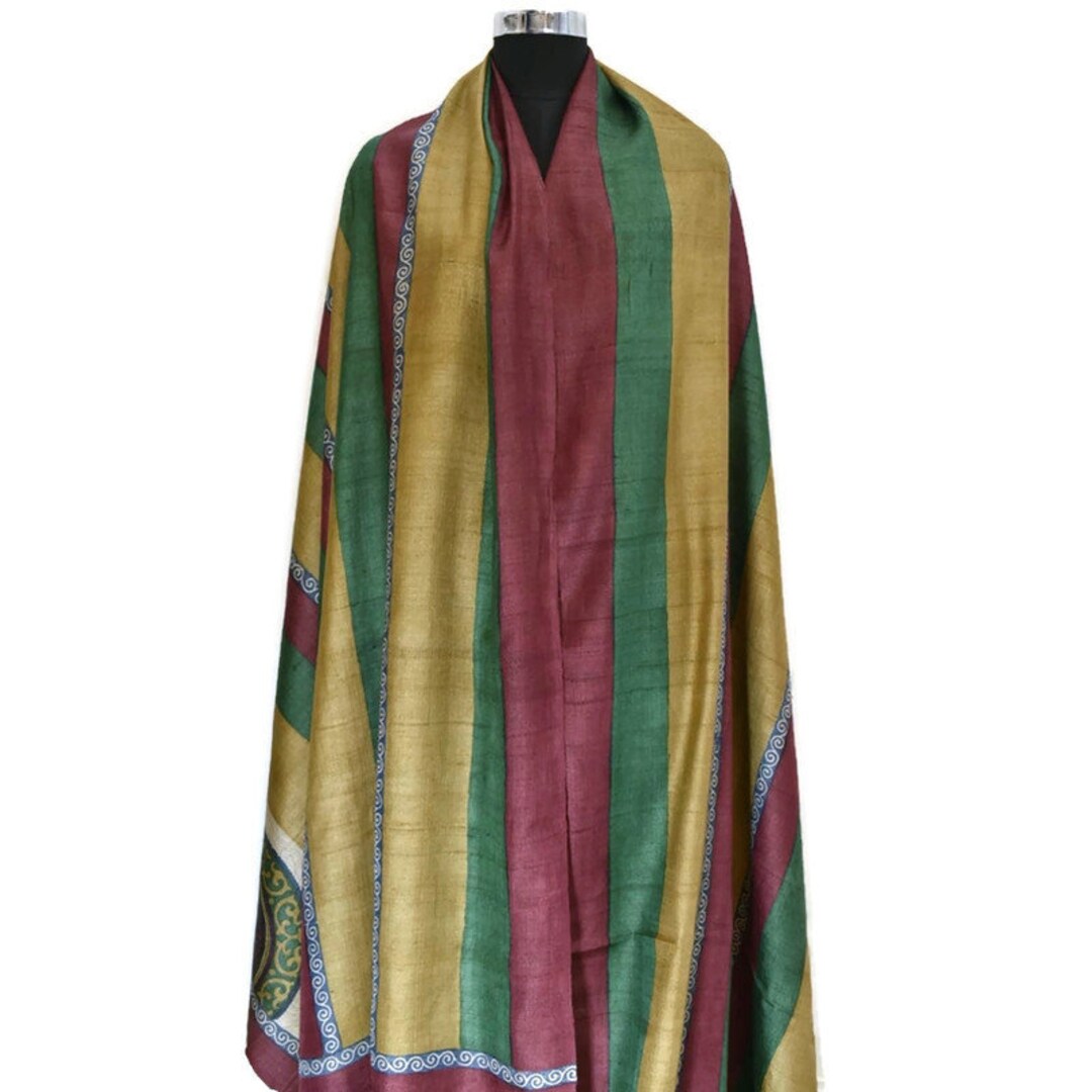 Vintage Sari 100 Reine Seide Multi Farbe Saris Gedruckt Handwerk 5