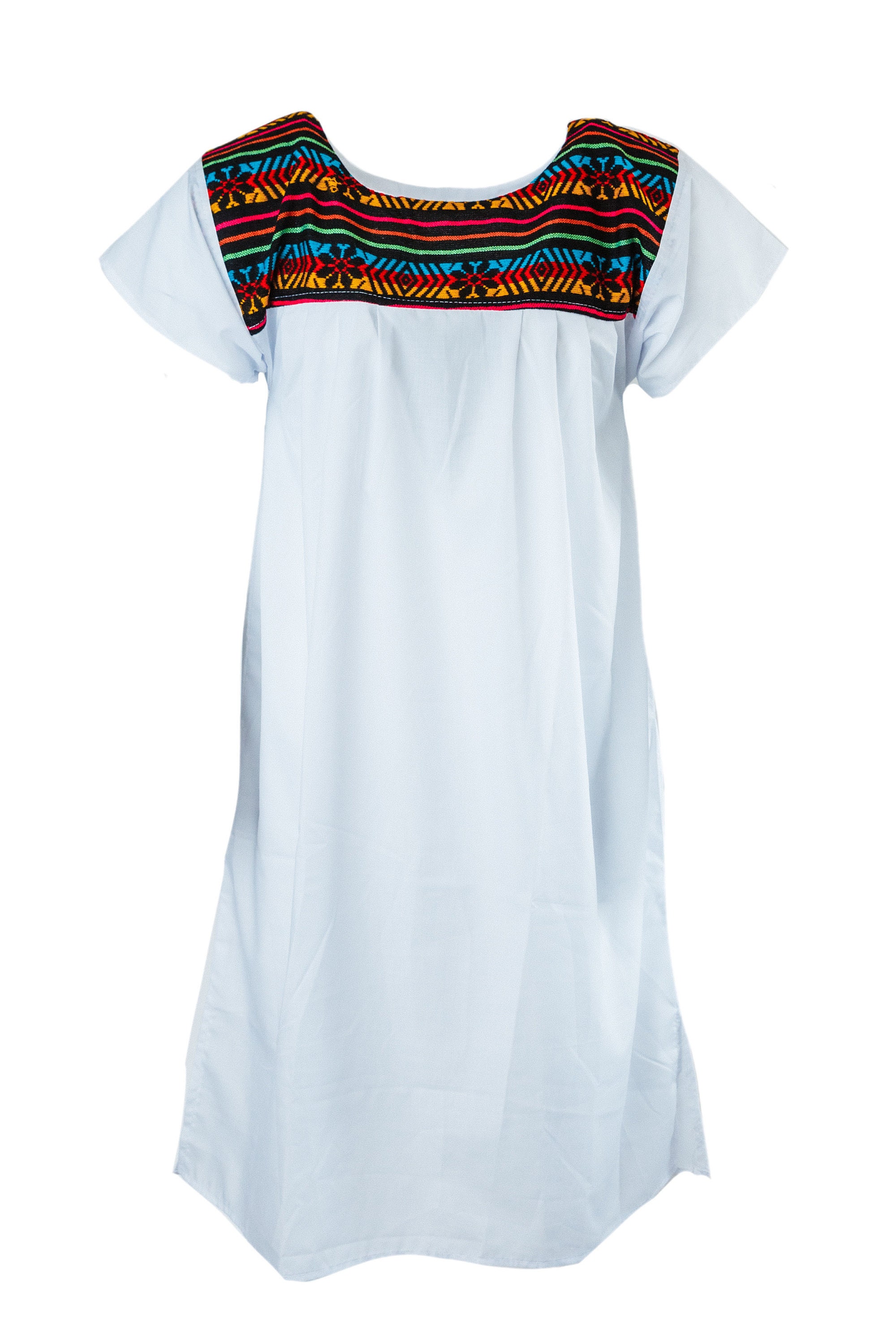 White Mexican Dress - Etsy