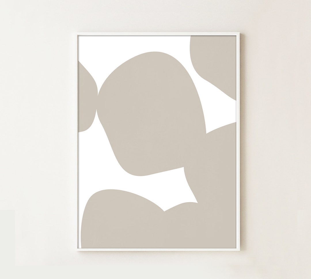 Abstract Grey Art Print, Instant Download Wall Art, Abstract Digital