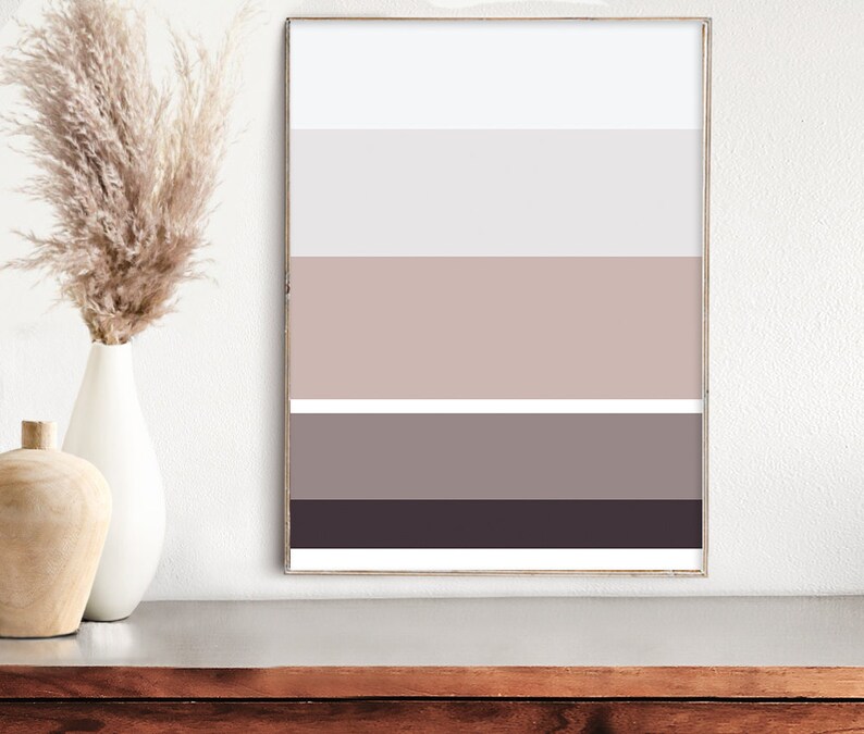 Simple Taupe Color Scheme for Modern Garage