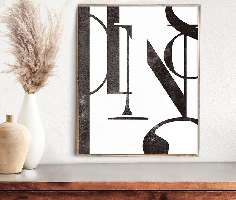 Set of 2 Art Prints Office Wall Art Modern Art Typography Etsy